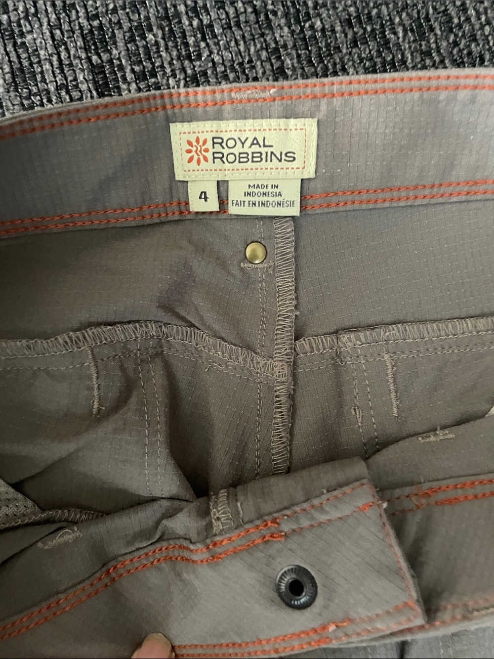 Royal Robbins Women's Straight Leg Pants in Gray - Picture 5 of 6